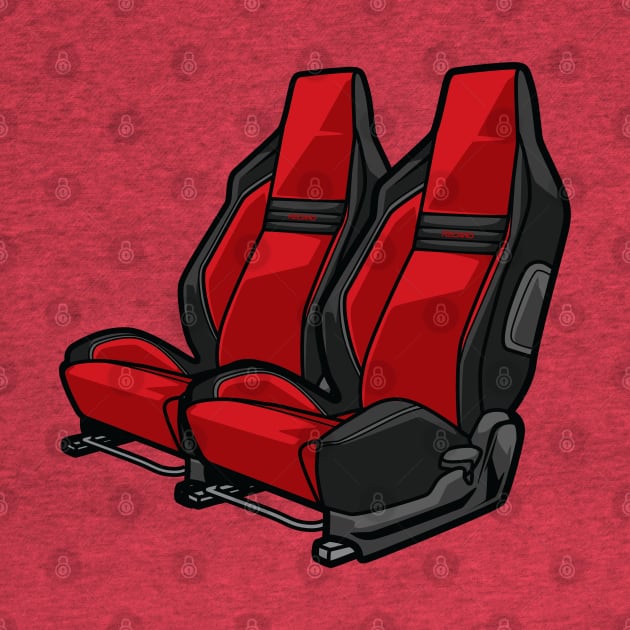 Recaro Bucket Seat by Rockartworks